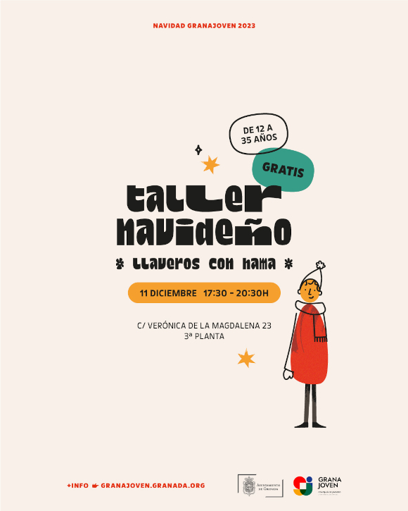 Tardes Navideas - Taller LLAVEROS con HAMA